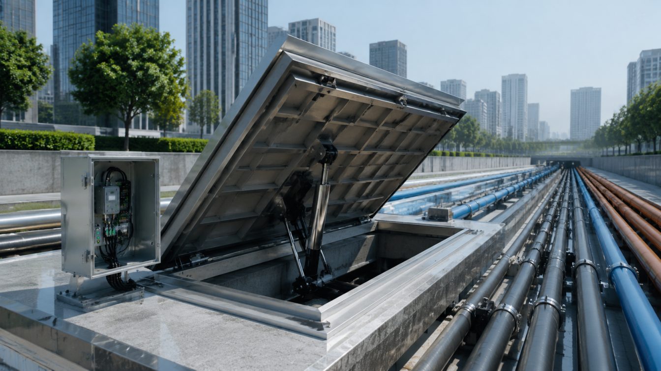 荥经县为城市管廊提供智能配套方案
